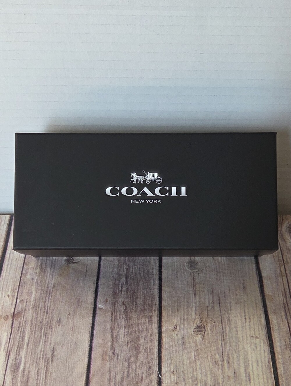 Coach New York Black Logo Box